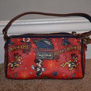 Disney Dooney and Bourke Cruise Sketch Barrel Bag
